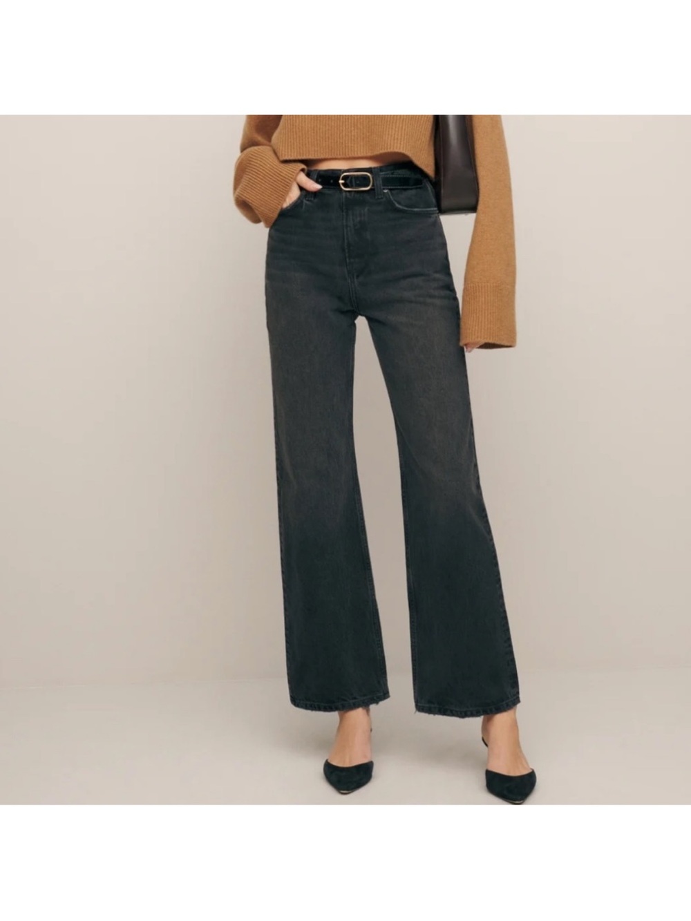 Reformation Wilder Jeans High Rise Cropped